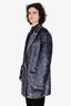 Gucci Purple Sequin Oversized Blazer Size 52