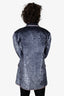 Gucci Purple Sequin Oversized Blazer Size 52