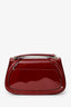 Gucci Burgundy Patent Medium Blondie Chain Bag