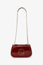 Gucci Burgundy Patent Medium Blondie Chain Bag