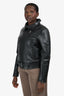Mackage Black Leather Jacket with Belt Size L