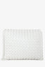 Bottega Veneta White Leather Intrecciato Crossbody