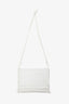 Bottega Veneta White Leather Intrecciato Crossbody