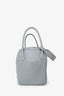 Hermès 2015 Light Grey Clemence Leather Lindy 30