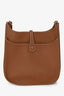 Hermès 2022 Gold Clemence Evelyne Pochette III 29