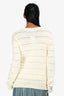 Gucci Cream Sailor Boat GG Monogram Cardigan Size 12+