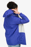 Gucci Purple/Cream GG Monogram Logo Zip Up Windbreaker Size 12+
