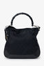 Gucci Vintage Black 'Jacquard' Monogram Bag with Shoulder Strap