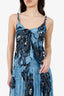 Ulla Johnson Blue Silk Kemala Dress Size 4