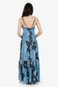 Ulla Johnson Blue Silk Kemala Dress Size 4