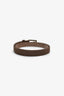 Fendi Brown Canvas Logo FF Belt Size 40