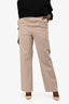 Christian Dior Brown Logo Straight Leg Pants Size 48