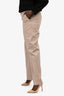 Christian Dior Brown Logo Straight Leg Pants Size 48