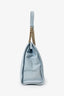 Pre-Loved Chanel™ 2012-13 Blue Quilted Leather Rita Dome Tote