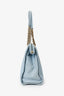 Pre-Loved Chanel™ 2012-13 Blue Quilted Leather Rita Dome Tote
