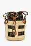 Fendi Brown/Beige Zucca FF Step Out Nano Bucket Bag