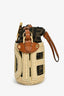 Fendi Brown/Beige Zucca FF Step Out Nano Bucket Bag