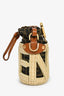 Fendi Brown/Beige Zucca FF Step Out Nano Bucket Bag