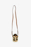 Fendi Brown/Beige Zucca FF Step Out Nano Bucket Bag