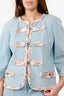 Pre-Loved Chanel™ 07P Blue Denim Tweed Trimmed Jacket Size 42