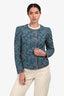 Isabel Marant Étoile Blue Cotton Floral Print Jacket Size 40