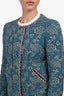 Isabel Marant Étoile Blue Cotton Floral Print Jacket Size 40