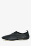 Comme De Garcons Black Leather Tricot Shoes Size 8/9