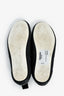 Comme De Garcons Black Leather Tricot Shoes Size 8/9