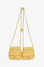 Pre-Loved Chanel™ 2019 Yellow Quilted Lambskin Medium Side-Packs Bag