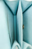 Pre-Loved Chanel™ 2019 Teal Green Leather North/South Boy Shoulder Bag