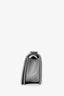 Pre-Loved Chanel™ 2014 Grey Lizard Leather Small Boy Bag