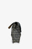 Fendi Navy FF Zucca Canvas Square Shoulder Bag