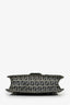 Fendi Navy FF Zucca Canvas Square Shoulder Bag