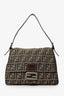 Fendi Brown FF Zucca Canvas Mama Baugette Shoulder Bag