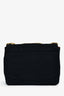 Pre-Loved Chanel™ Vintage Black Jersey Chevron-Quilting Chain Bag