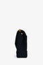 Pre-Loved Chanel™ Vintage Black Jersey Chevron-Quilting Chain Bag
