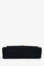 Pre-Loved Chanel™ Vintage Black Jersey Chevron-Quilting Chain Bag