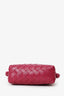 Bottega Veneta Fuchsia Intrecciato Leather Mini Loop Crossbody