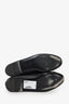 Pre-Loved Chanel™ Black Lambskin CC Cap Toe Flats Size 38.5