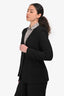 Maje Black Tweed Blazer Size 40