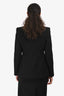 Maje Black Tweed Blazer Size 40