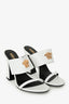 Versace White Leather 'La Medusa' Pumps Size 41