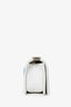 Pre-Loved Chanel™ 2019 White/Blue Chevron Small Boy Shoulder Bag