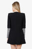 Balmain Black Button Short Sleeve Blazer Size XS