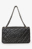 Pre-Loved Chanel™ 2009-10 Black Glazed Calfskin Timeless CC Flap Bag
