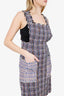 Pre-Loved Chanel™ 2017 Multicolour Tweed Sleeveless Mini Dress Size 34