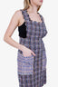 Pre-Loved Chanel™ 2017 Multicolour Tweed Sleeveless Mini Dress Size 34