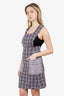 Pre-Loved Chanel™ 2017 Multicolour Tweed Sleeveless Mini Dress Size 34