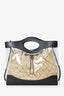 Pre-Loved Chanel™ 2019 Black PVC Raffia 31 Shopping Bag