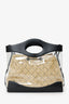 Pre-Loved Chanel™ 2019 Black PVC Raffia 31 Shopping Bag